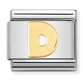 Nomination Composable Classic Link 030101/04 Letter D in 18K Gold